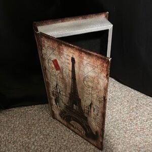 Vintage Eiffel Tower Decorative Book Box